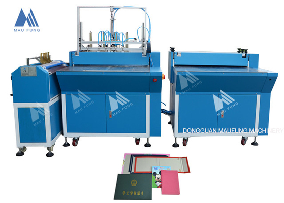 Dos estaciones de la máquina de fabricación de cajas duras / Semi automático fabricante de cajas MF-SCM500A2
